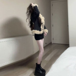 Retro Small Cotton-Padded Clothes Cotton Padded Thickened Stuffed Denim Cotton Coat Jacket Fancy Super Nice Winter Cotton Jacket