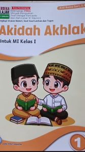 Buku Akidah Ahlak Kelas 1 MI Kurikulum Merdeka Penerbit PT. GOS