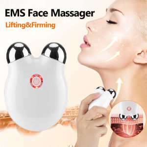EMS Face Lifting Massager Device Face Massager Tool Roller Massager Thin Face Thin Chin Wrinkle Remover Facial Lifting Massager USB Charge