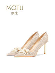 Crystal Detail High Heels for Short Women 18 Years Old Adult Ceremony Wedding Dresses Shiny Sequin Gold Color Single Shoes