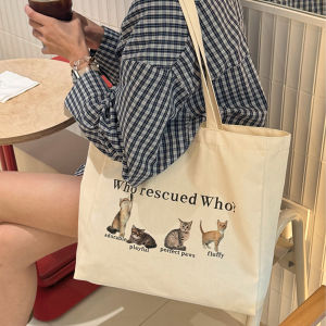 Large Capacity Canvas Tote Bag for Women Commute Work Casual Simple Style Magnetic Buckle Closure Soft Handle Shoulder Bag