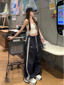 Quần Dài Công Sở Phong Cách Mỹ Cho Nữ Quần Dài Thể Thao Thường Ngày Quần Dài Ống Rộng Quần Dài Thể Thao Cỡ Nhỏ