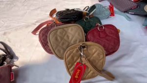 POUCH APLLE BORDIR BY INOE DOMPET WANITA CHOCOLY