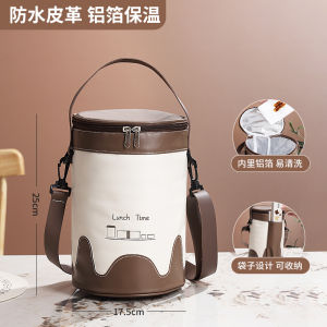 Thickened Aluminum Foil Insulated Lunch Box Bag Portable Handbag for Office Workers Bento Box Carrier Heat Retention Bag