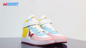 Sepatu Anak Laki Perempuan Sekolah Casual Original Premium Import Lokal Wins High Rainbow