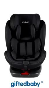GIFTEDBABY คาร์ซีทในรถยนต์สำหรับเด็ก รุ่น XZ-16 สีดำ หมุนได้ 360 องศา ระบบ ISOFIX