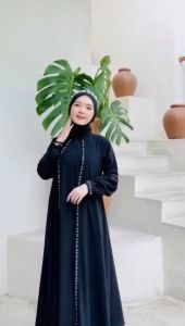 Ayunda Gamis Terbaru: Set Dress & Outer Menyatu | Rompi Payet Ceruty