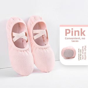 Black Soft Sole Children Dance Shoes
