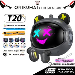 ONIKUMA T20 TWS Gaming Earbuds Wireless headphones Support Bluetooth 5.3 Compatible with Android/iOS system etc.
