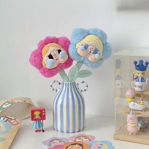 ขวดดอกไม้กระดูกไหปลาร้าลายทางสีน้ำเงิน วัสดุเซรามิก ตกแต่งบ้าน สไตล์โมเดิร์นเรียบง่าย ขนาดกลาง เครื่องประดับตกแต่งโต๊ะหน้าม้านางฟ้า