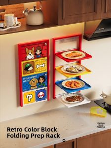 MEISD | Wall-mounted Folding Kitchen Storage Rack