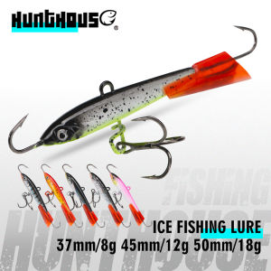 Hunthouse Winter Ice Fishing Lure 37mm/8g Artificial Jigging Rap Balancer Sinking Hard Baits Fishing Tackle For Pike Trout LW851