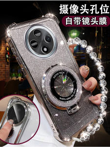 Oppo A3 pro Womens Full Cover Silicone Phone Case with Corner Airbags Anti-Fall Creative Protective Shell for OPPOA2Pro A1Pro