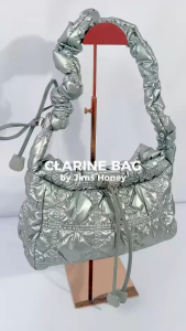 JIMS HONEY CLARINE BAG TAS SELEMPANG WANITA SERUT FLUFFY
