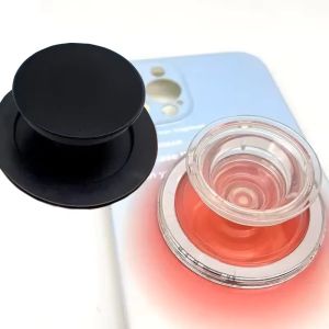 Magnetic Safe Ring Finger Expanding Stand Folding Mobile Phone Grip Holder Socket Pocket Support for iPhone Mac Samsung Xiaomi