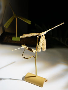 Creative Balance Bamboo Dragonfly Desktop Decorations Chinese Style Tea Room Zen Table Decorations Abstract Artistic Home Accessories