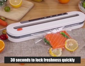 Food Vacuum Sealer for Dry Wet Moist Powder Soft Food Food Sealer Sealing Machine Food Packaging [10 Bags]