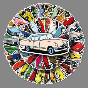 51 Pieces Cartoon Car Graffiti DIY Stickers Luggage Notebook Computer Skateboard Personalized Decals Sticker Pack
