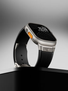 Ticmate Ultra2 Gen Watch Band Silicone Stainless Steel Modifiable Transparent Male Summer Sensation Smart Watch Strap