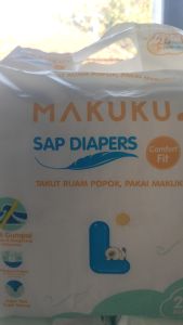 Makuku Popok Bayi SAP COmfort Fit L