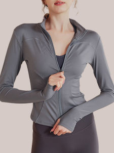 YANSE | Quick-Drying Zipper Collar Long Sleeve Workout Jacket