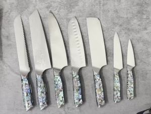 1-7 PCS Kitchen Chef Knife Set Super Sharp Japanese Damascus Steel Knife Professional Meat Knife Premium Kitchen Cooking Tools