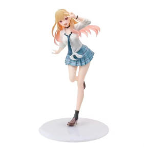 Bandai | My Dress-Up Darling Marin Figure Anime School Uniform Style Action Figure Collectible PVC Model Doll Desktop Ornament Gift