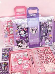 Sanrio Handbook Set Kuromi Set Melody Handbook Gift Box Childrens Gift Girl Primary School Gift