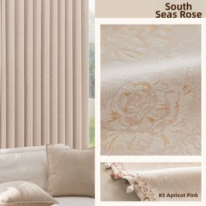 Light Blocking Embossed Curtains Luxurious