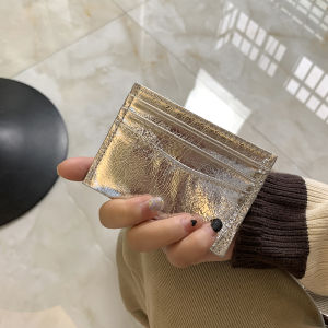 Túi Đựng Thẻ Bạc Da Thật Siêu Mỏng Cho Nữ Túi Đựng Thẻ Đa Năng Chống Từ Tính Túi Đựng Thẻ ATM Nhỏ Gọn Thời Trang