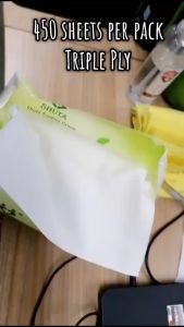 Green Facial Thick Tissue Shuta 450 Sheets Per Pack