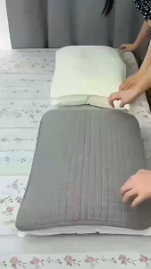 ผ้าฝ้ายปลอกหมอนกันเปื้อนผ้าฝ้าย100% สำหรับใช้ในบ้าน สำหรับผู้ใหญ่ ซักได้ ปลอกแกนหมอน ปลอกหมอน ขนาด 48X74 ซม. ปลอกหมอนโรงแรม