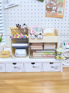 【MOHO.SG】MULTI PARTITION Makeup Storage Box Large Organizer Shelf Desktop Drawer 化妆品收纳盒