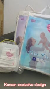 EITIE Baby Tape Pants Pull-ups 2Pakcs Strong Absorption Korean Hot Sale Diapers Small Medium Large XL XXL XXXL 2Packs