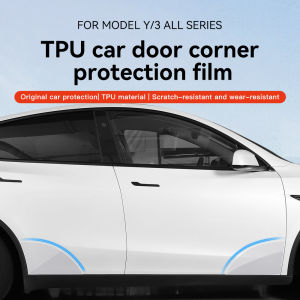 YZ | YZ for Tesla Model Y Juniper Car Door Protection TPU Film Car Door Edge Guard Anti-scratch Waterproof Sticker 2026 Accessories