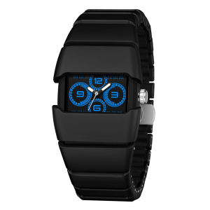 Sanda | OFNS Luxury Retro Quartz Wristwatch Waterproof Luminous Dial Robust Stainless Steel Strap Male Timepiece Relogios Masculino
