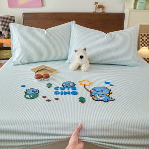 SHAYA | Embroidered Cotton Bedding Set Mattress Protector