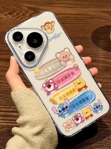 Huawei Pura70ultra Princess Happy P60Art Transparent Dignity Bridge P50e Winnie the Pooh P40 Soft P30Pro+ Womens New Cartoon Cute HUAWEI Protective Case