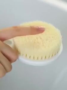 1pc Bath Brush Long Handle Soft Bristles Body Exfoliating Bath Brush for Back Legs Hard-to-Reach AreasShower Use Bath Supplies