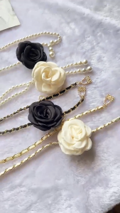 CANAMEK Fashion Flower Gold Chain Belt Female Waist Adjustable Punk Silver Metal Belts For Women High Quality Luxury Dress Pant Chains