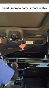 Car Sun Shade Windshield Cover Foldable Car Umbrella UV Rays and Heat Sun Visor Protect Car Parasol