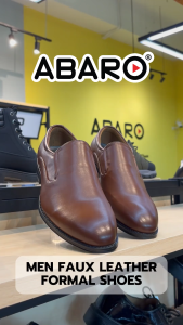 ABARO Men Faux Leather Formal Shoes CSA739T1 Men Formal Shoes/Kasut Formal Lelaki