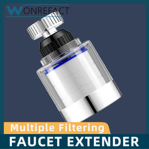 Kitchen Faucet Filter Kitchen And Household Water Purifier 3 Layer Filtration 360° Rotating Faucet Splash Filter