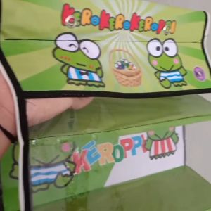 Rak Tas Gantung Karakter Keroppi Warna Hijau