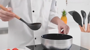 DuduMart Silicone Cooking Utensils 12 pcs Heat-Resistant Non-stick Spatula Set Scratch-Proof for Pans Essential Kitchen Gadgets