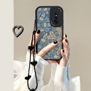 NAZHIMING | Vivo X27 Chinese Style Totem Full Lens Cover with Bracelet Soft Silicone Drop Protection