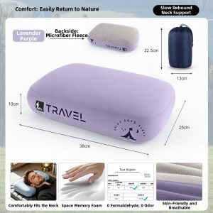 OSEAGLE | Portable Outdoor Camping Pillow Cooling Breathable Cervical Support Small