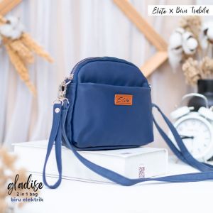 Tas terbaru Biru Tsabita Gladise / Tas Wanita / Tas Kekinian bahan Chocoly anti air