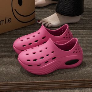 Mens 2025 Summer New Outdoor Water Crossing Anti-slip Fishing Professional Slip-off Breathable Hole Shoe Casual EVA Sandals