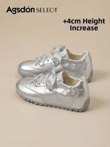 Agsdon | Silver Breathable Ballet Leisure Shoes